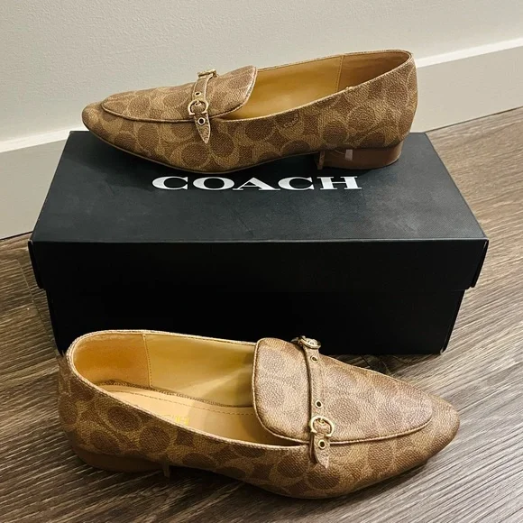 Coach Tan Loafers - Picture 7 of 8